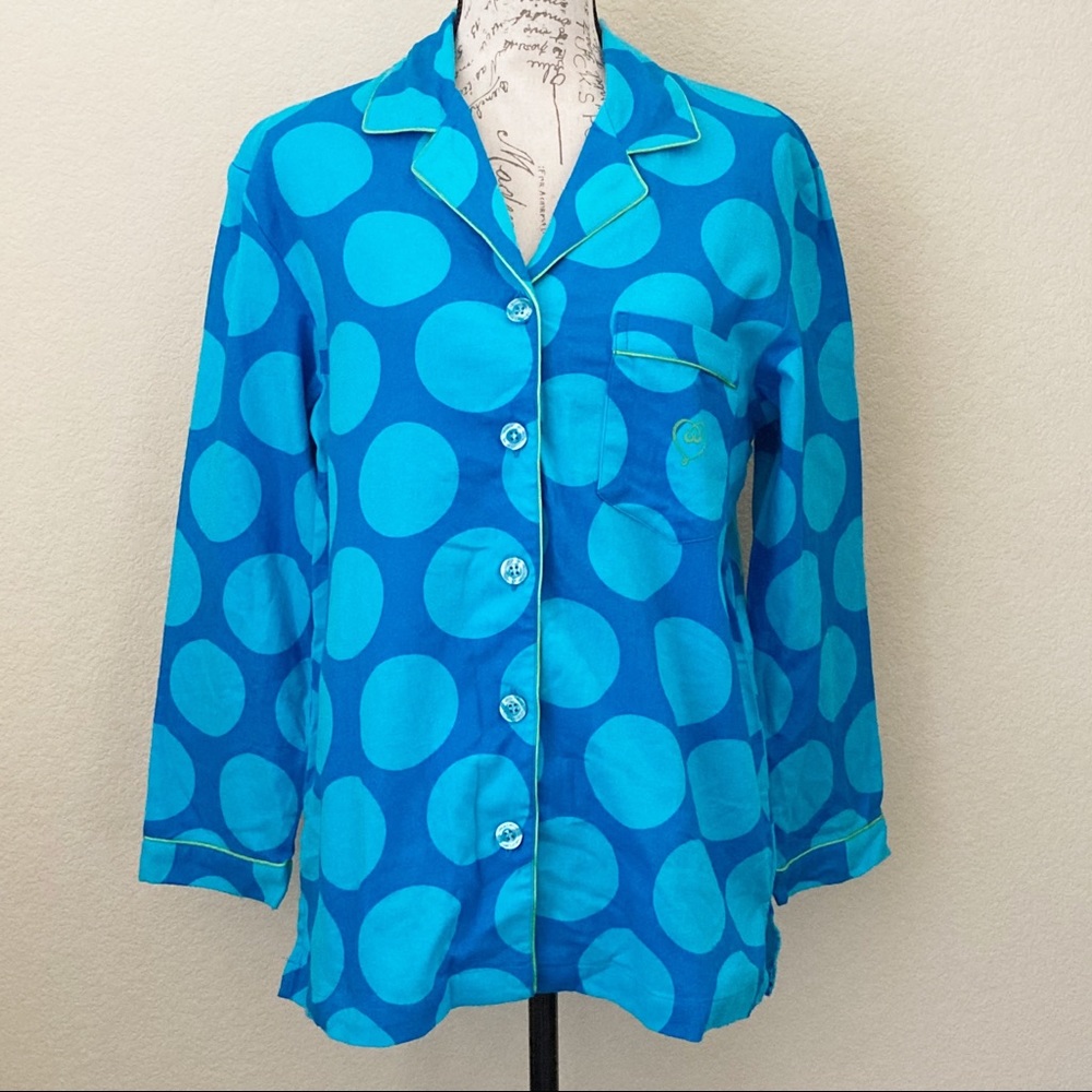 Victoria's Secret Dot Pajama Sleep Top